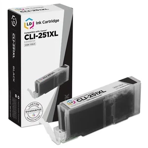 LD 6448B001 CLI251XLBk CLI251 Black Ink Cartridge for Canon Printer - Picture 1 of 9
