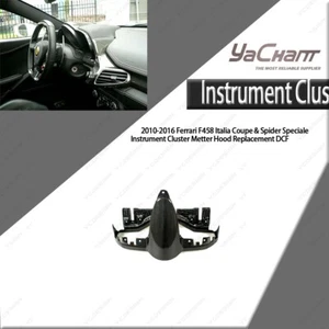 DCF Speciale Instrument Cluster Metter Hood Replac For Ferrari F458 Italia Coupe - Picture 1 of 23