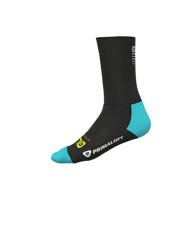 CALZE ALE WINTER PRIMALOFT SOCKS NERO-TURCHESE S 36-39 - ALE_WINTERPRIM_AZ_S - Immagine 1 di 1