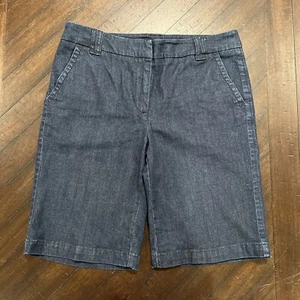 Charter Club Women’s Jeans Shorts Size 6 Denim Cotton Blend Zip Classic Fit - Picture 1 of 7