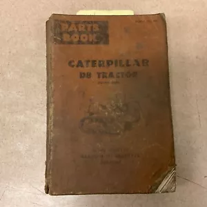 CAT Caterpillar D8 D8H PARTS MANUAL BOOK CATALOG TRACTOR BULLDOZER 46A3044-10724 - Picture 1 of 4