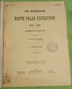 Crustacea, Norwegian North Polar Expedition, 1893-1896 Scientific Results - Picture 1 of 12