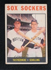 1964 Topps Venezuelan Carl Yastrzemski Chuck Schilling Sox Sockers ( ) #182 HOF