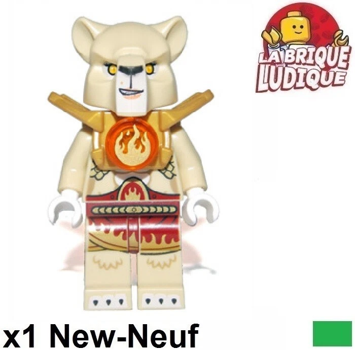 Lego Minifigure Chima Li'Ella Lion Tiger Dark Red Outfit Loc079 NEW - Image 1 of 1