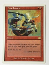 1x Final Fortune (LP) - 6th Edition - MTG