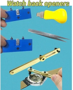 Verstellbares Uhrenreparatur-Tool-Kit Gehäusebodenöffner Abdeckung Entferner Schraubenschlüssel UK - Bild 1 von 9