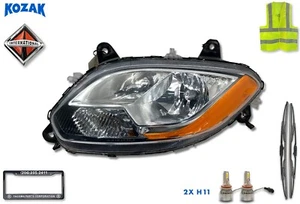 Faro halógeno faro con bombillas LED H11 lado izquierdo del conductor internacional LT625 - Imagen 1 de 10