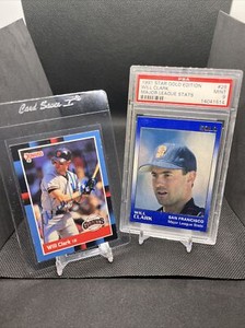 1991 STAR GOLD - #28 WILL CLARK SAN FRANCISCO GIANTS PSA 9 - POP 2, 8 HIGHER