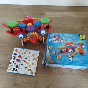 🎲 Techno Gears Plastic Bionic Biplane 6+ Complete Rotating Gears Stem Product - Picture 1 of 3