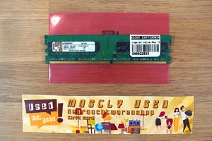KINGSTON 1 GB DDR2-667 PC2-5300 SDRAM Module KVR667D2N5/1G - USED | TESTED | VG+ - Bild 1 von 2