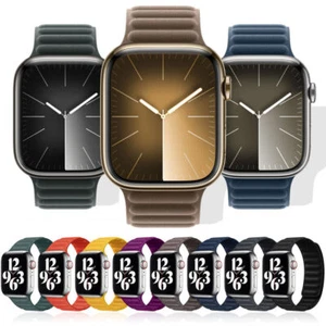 Woven Magnetic Link Band For Apple Watch 9 8 7 6 5 SE Ultra 2 44/41/45/49mm - Zdjęcie 1 z 20