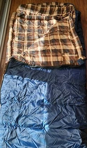 TETON Sports Sleeping Bag XL -25° Blue Right Zipper Camping Cabin 90"X 36" - Picture 1 of 11