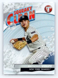 2024 Topps impecable #SQ-1 Anthony Volpe chirriante limpio - Imagen 1 de 2