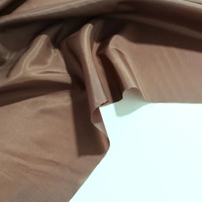 4m  braun Viskose Futter-Stoff edler Futtertaft Sakko Rock Dekostoff Meterware - Bild 1 von 2