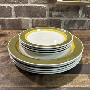 VTG Claridge Ironstone Set Of 4 Dinner & 4 Salad Plates Primavera Japan HTF! - Picture 1 of 8