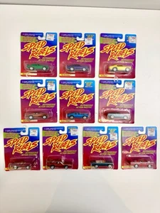 KOMPLETTSATZ 10, 1997 Johnny Lightning Speed Rebels Outrageous Action Racers - Bild 1 von 12