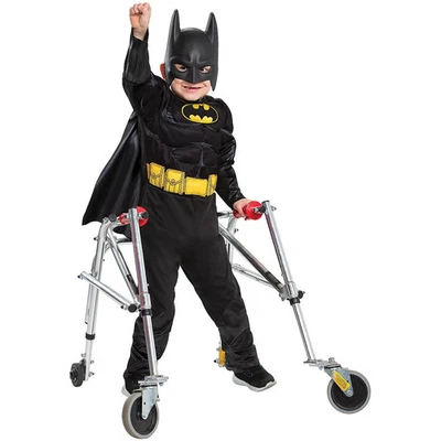 Disguise Batman Adaptive Deluxe Costume Jumpsuit, Cape & Mask Child Size M (7-8) - Image 1 of 4