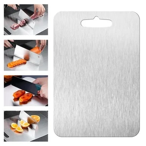 Cutting Board, Pure Titanium Cutting Boards For Kitchen, Double-Sided Titaniu... - Bild 1 von 6