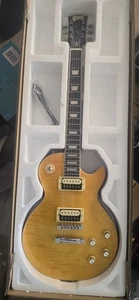 Chitarra elettrica Slash LP Yellow Standard pickup HH impiallacciatura acero fiammato - Foto 1 di 2