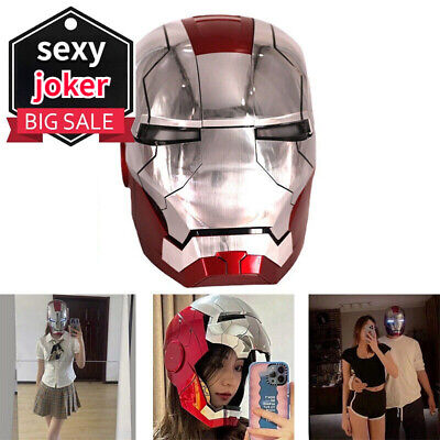 1:1 AUTOKING Iron Man MK5 Wearable Helmet Mask Voice Control Cosplay Props Gifts • 290$