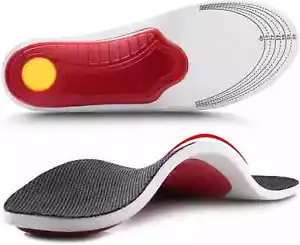 Orthopedic Gel Insoles for Men and Women Plantar Flat Feet Pain Shoes - Picture 1 of 5