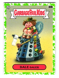 Dale Dalek 2023 Garbage Pail Kids Dr. Who Sticker SP Green - Picture 1 of 2