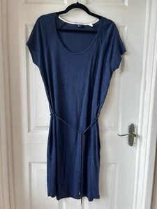 Navy Blue GANT Linen T-shirt Dress. Size S. Uk 8/10 - Picture 1 of 5