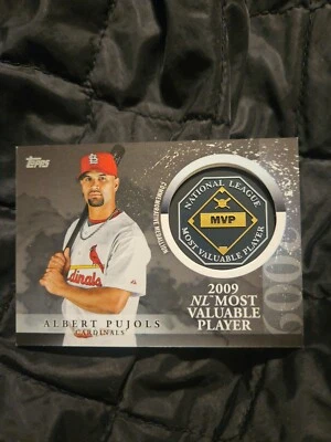 2023 Topps Update ALBERT PUJOLS 2009 NL MVP Medallion Relic (Card MVP-AP)🔥 - Image 1 of 2