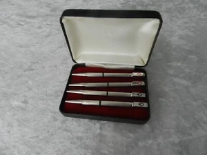 Coffret crayon de jeu de cartes / Bridge / en argent massif et émail - Imagen 1 de 7