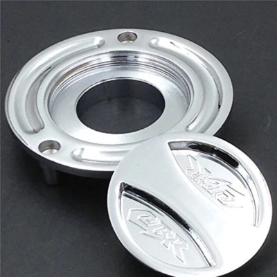 Tapa de gasolina cromada del tanque de combustible para Honda CBR600/1000/900/929/954RR CBR600 F2 F3 F4 F4i Foto 1 de 4