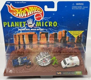 1999 Mattel Planet Micro UFO inspiegabile serie 2 Alien Roswell pressofuso 23858 - Foto 1 di 9