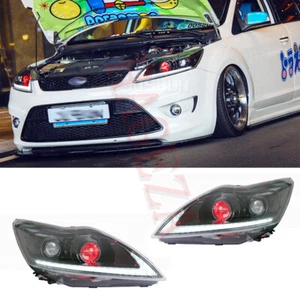Auto Refit LED Frontscheinwerfer Baugruppen für Ford Focus 2009-2013 Beleucht... - Bild 1 von 9