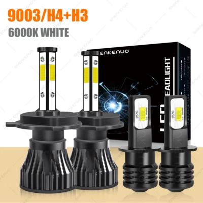 Combo de 4 faros LED altos/bajos + faros antiniebla para Infiniti Q45 1997 1998 6000K Foto 1 de 4