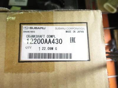 Cigüeñal genuino OEM Subaru 12200AA430 tratado con nitruro EJ257 EJ255 Foto 1 de 4