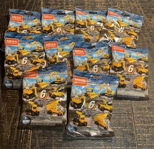 NEW 10 MEGA CONSTRUX wonder builders Construction Vehicle SURPRISE BAGS New - Picture 1 of 5