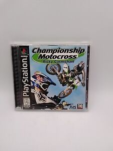CHAMPIONSHIP MOTOCROSS - Playstation NTSC  U/C  - CD Complete w/Manual Used 