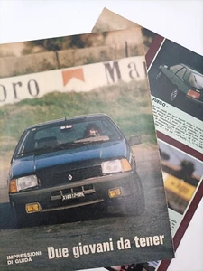 Clipping Ritaglio Articolo 1980 RENAULT FUEGO Impressioni di Guida di De Cesaris - Photo 1 sur 2