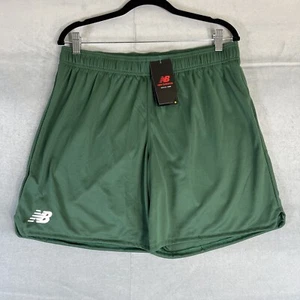 New Balance Pantaloncini Allenamento Donna Grandi Verde Basket Palestra Allenamento Corsa - Foto 1 di 5
