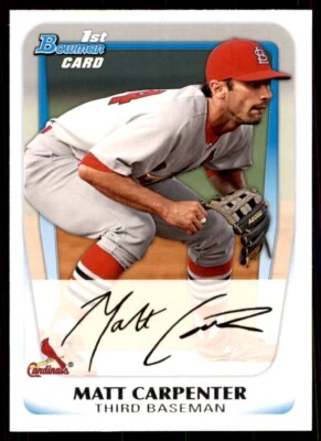 2011 Bowman Matt Carpenter St. Louis Cardinals #BP66 - Image 1 of 2