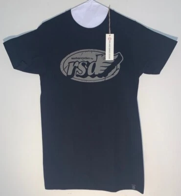 Футболка футболка Roland Sands Designs RSD черная для взрослых мужская размер S *спортивная посадка* - Изображение 1 из 2