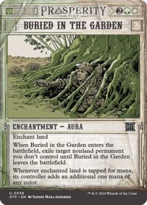 Buried in the Garden MTG OTP 0038 Uncommon NM - Picture 1 of 1