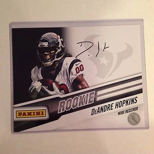 Deandre Hopkins Texans Wr Clemson RC 2013 Rookie Panini Vip 8X10 Authentic Auto - Picture 1 of 1