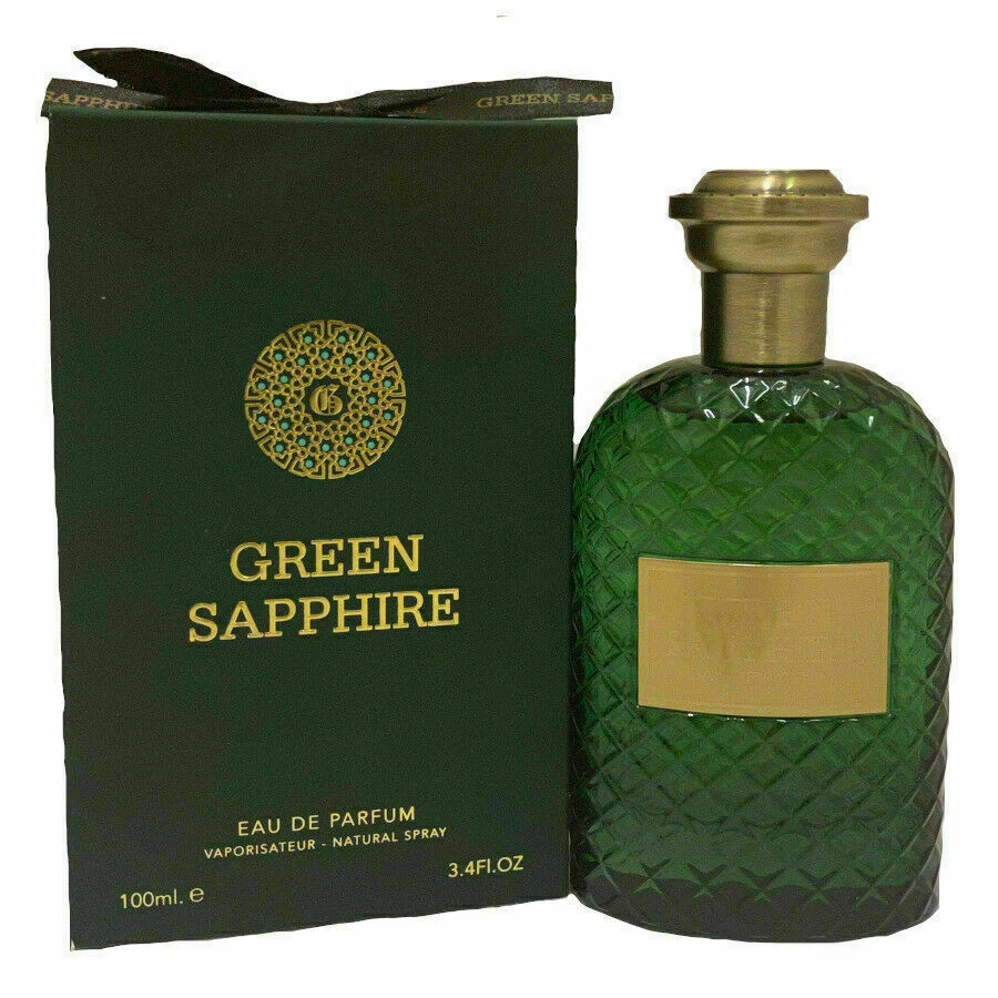 Brand New Green Sapphire (Unisex 100ml EDP) Fragrance World - SEALED