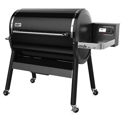 Weber SmokeFire II EX6 36" Steel Wood Fire Pellet Smart Grill, Black (Open Box) - Image 1 of 4