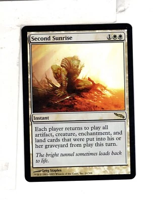MTG SkeenAB Second Sunrise FOIL from Mirrodin. LP. - Image 1 of 2
