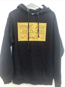 JOHNNY CUPCAKES Hoodie Black Pulllover JHNY CPKS Mens Small S - Picture 1 of 6