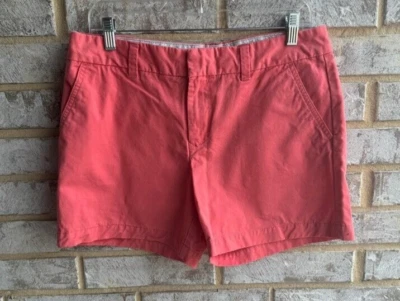 Женские однотонные розовые шорты Tommy Hilfiger размер 8. - Изображение 1 из 4