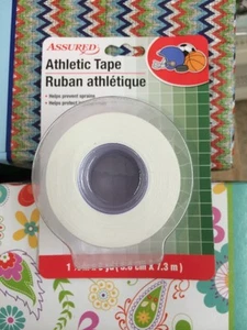 ATHLETIC CLOTH TAPE 1-1/2 In x 8 Yd/Roll Sports Bandage Ankle Wrist Finger Wrap - Picture 1 of 6