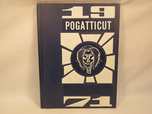 Vintage 1971 Pogatticut Shelter Island New York K-12 School Yearbook - Picture 1 of 2
