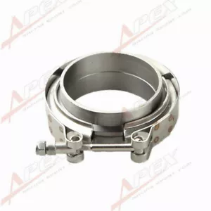 Downpipe Intercooler Turbo 2.75" V-Band Clamp & Flange Kit Mild Steel Flange - Picture 1 of 11